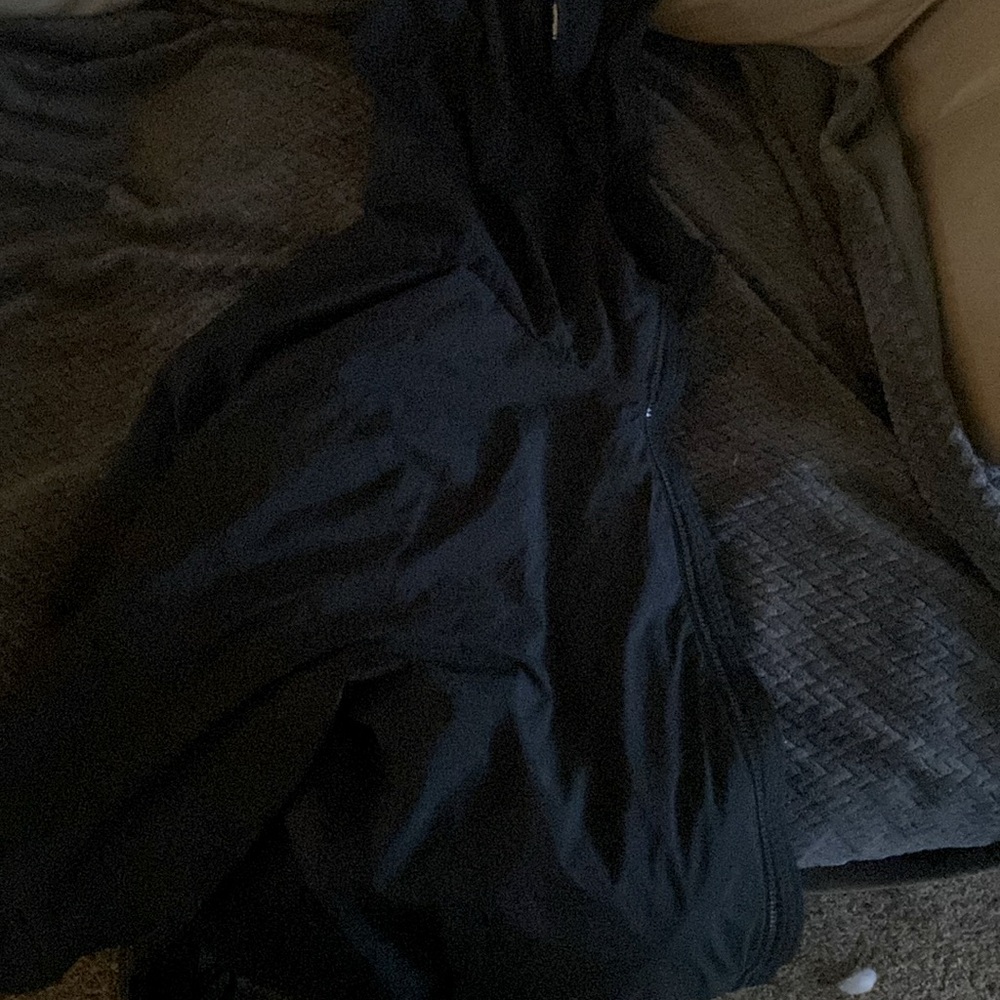 The black Hollister jacket large